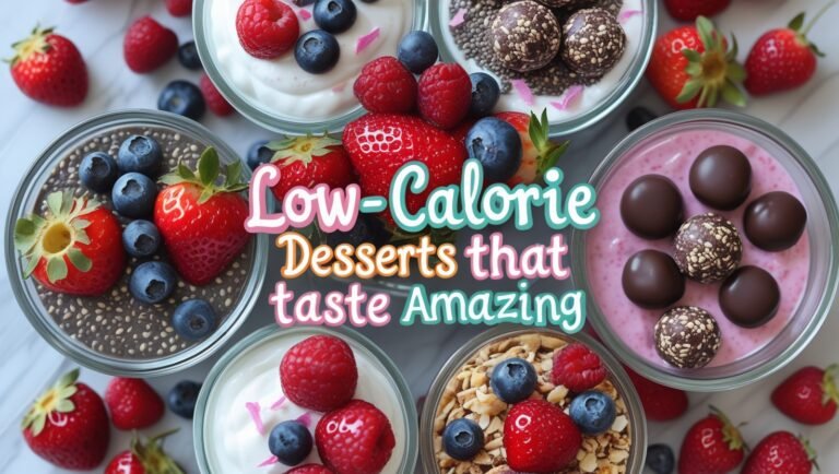 Low-Calorie Desserts That Taste Amazing